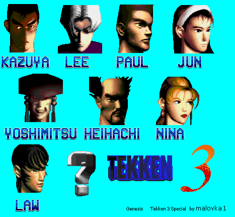 Tekken Portraits