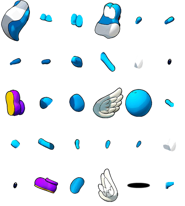 Winged Yoshi (Blue)