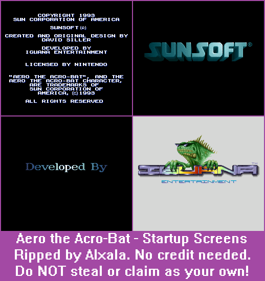 Startup Screens