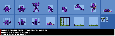 Cage Demon (Helltaker Colors)