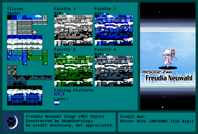Freudia Neuwahl Tileset (NES-Style)