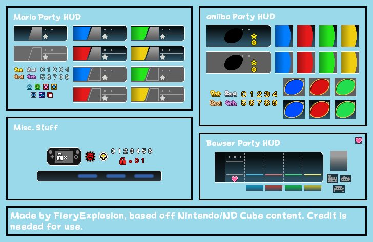 Mario Party 10 Board HUD