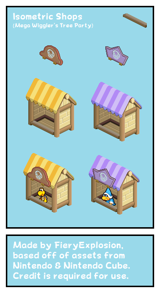 Mario Party Item Shops (Jamboree, Isometric)