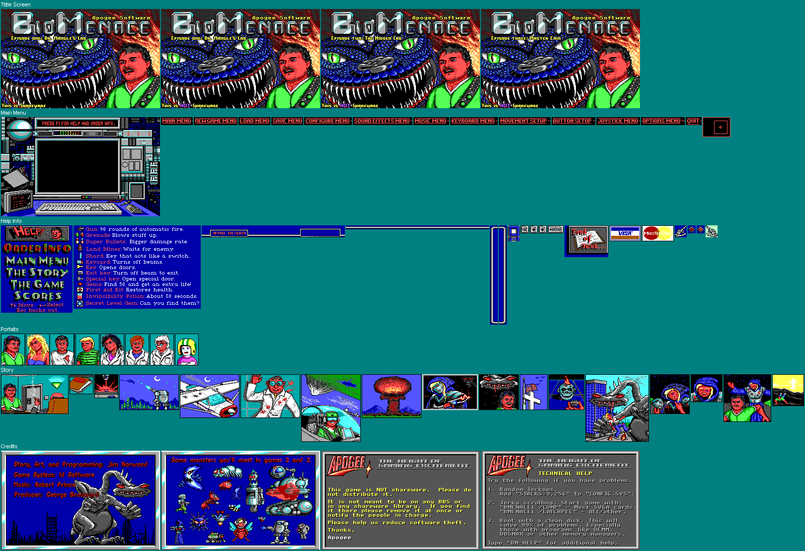 Menus