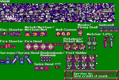 Early VRAM Enemies Recreation