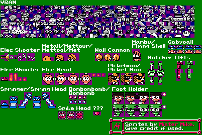 Early VRAM Enemies Recreation