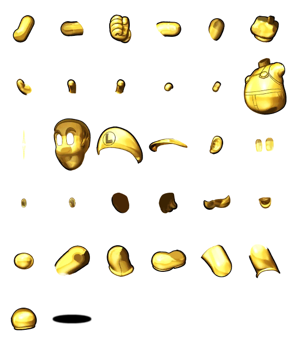 Gold Luigi
