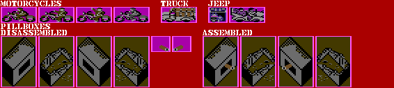 Enemy Vehicles & Buildings