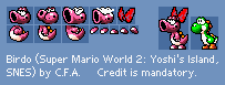 Birdo (Yoshi's Island-Style)