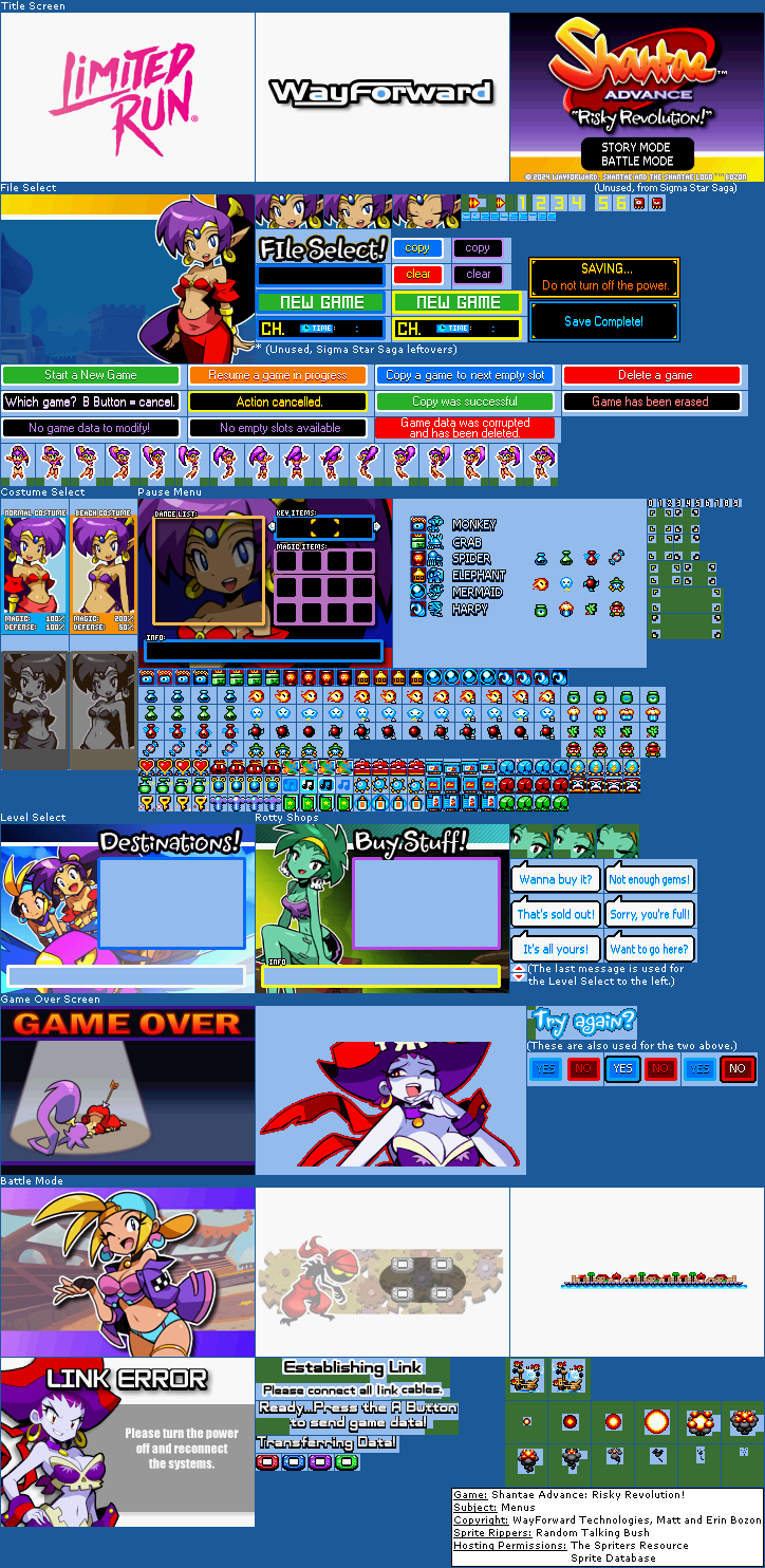 Menus
