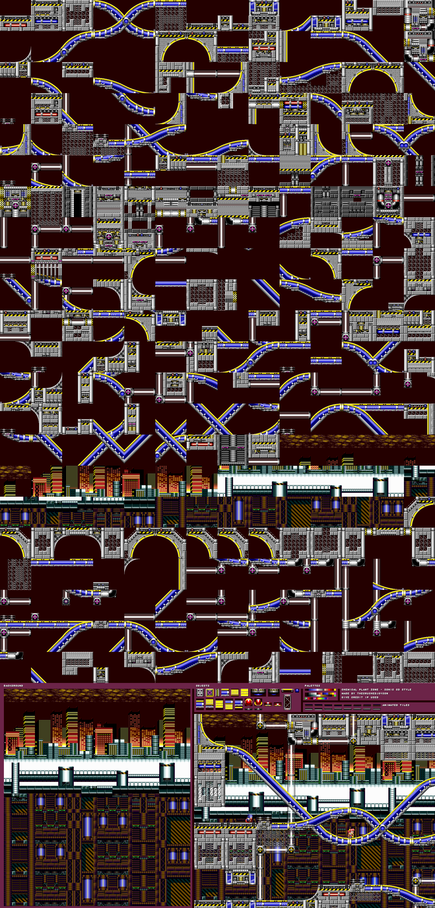 Chemical Plant Zone (Sonic CD Style)