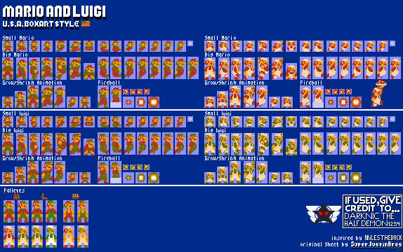 Mario & Luigi (SMB1, American NES Box-Style)