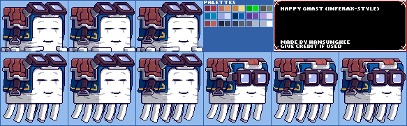 Happy Ghast (Infernax-Style)