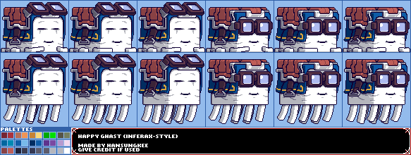 Happy Ghast (Infernax-Style)