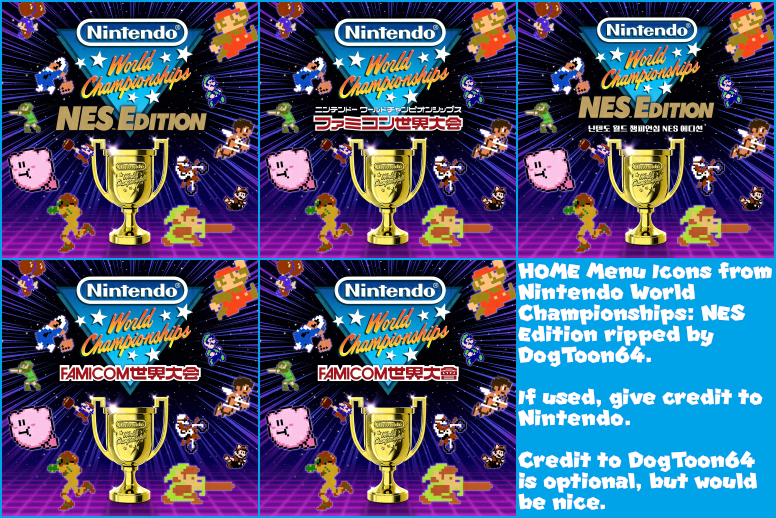 HOME Menu Icons