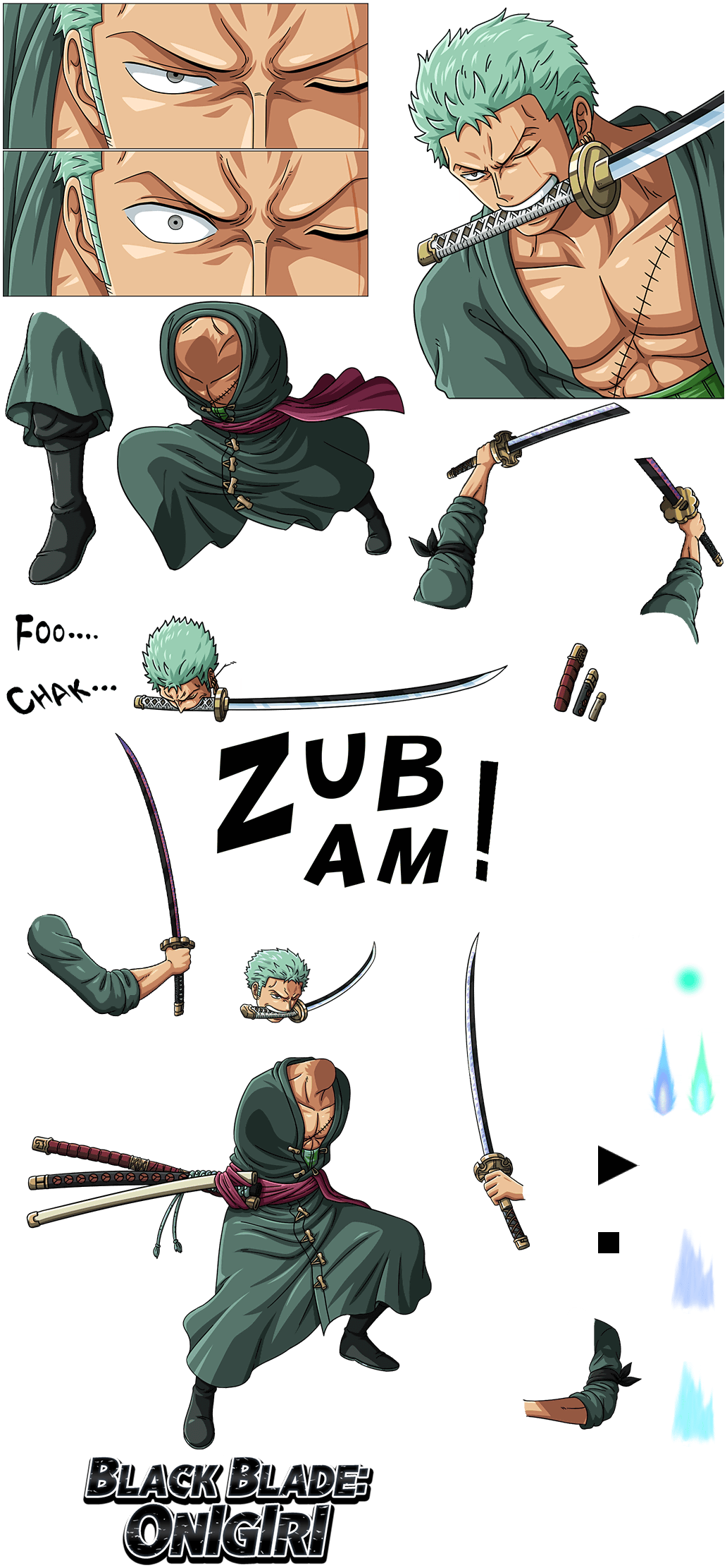 #2937 - Roronoa Zoro - Straw Hat Pirates: Mark of Adventure