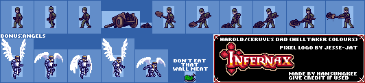 Harold/Cervul's Dad (Helltaker Colors)