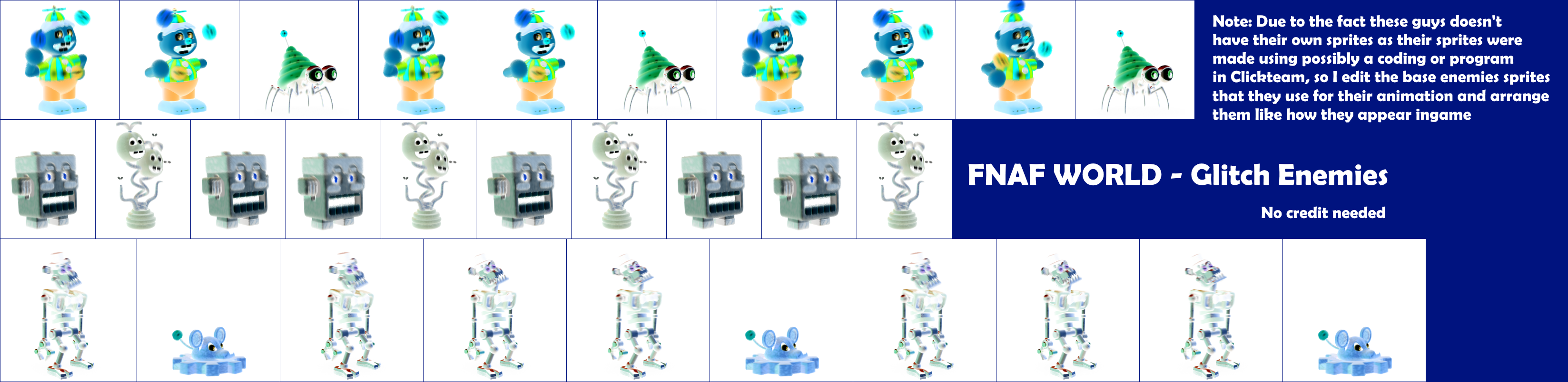 Glitch World Enemies