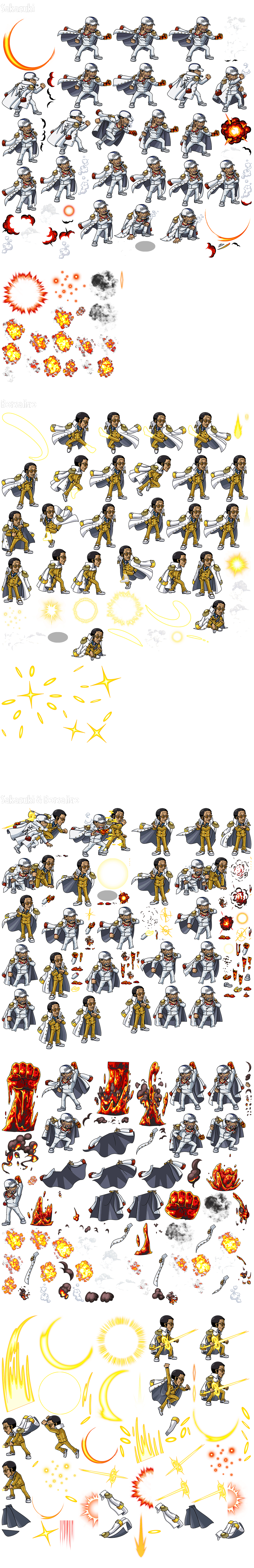 #3098 - Sakazuki & Borsalino - Strength of the Most Powerful
