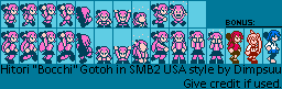 Bocchi (Super Mario Bros. 2 style)