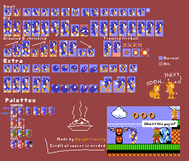 Sonic (SMB1 NES-Style)