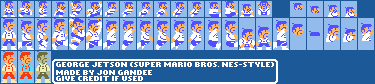 George Jetson (Super Mario Bros. NES-Style)