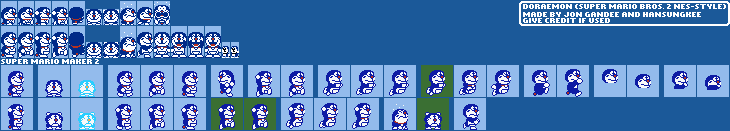 Doraemon (Super Mario Bros. 2 NES-Style)