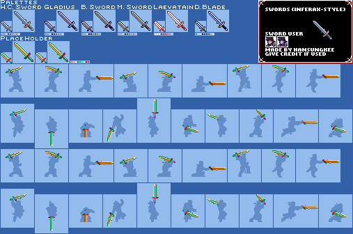 Swords (Infernax-Style)