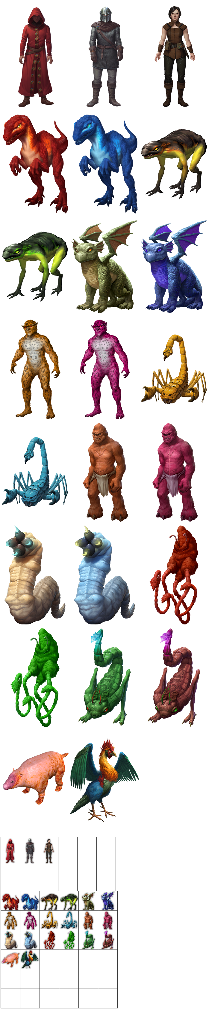 Character Icons