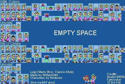 Luigi (Mario Bros. Classic-Style)