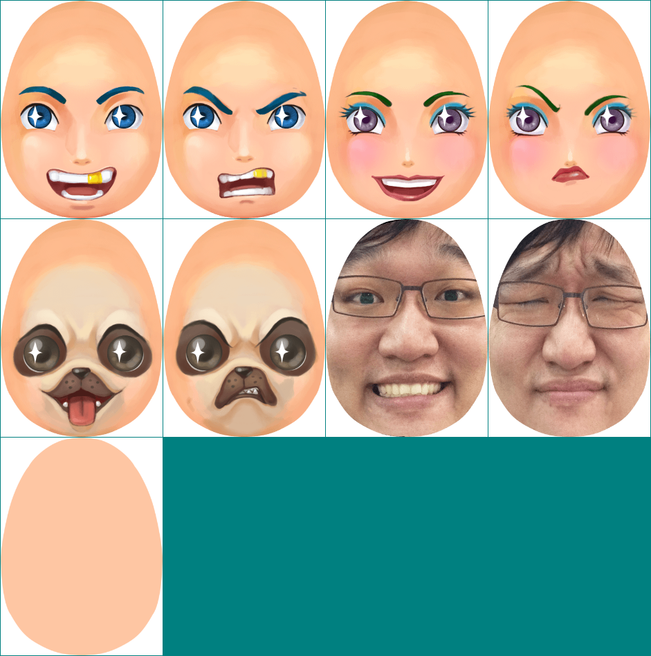 Character Faces