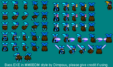 Bass.EXE (Mega Man 8-bit Deathmatch-Style)