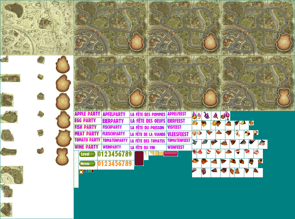 Top Screen Map