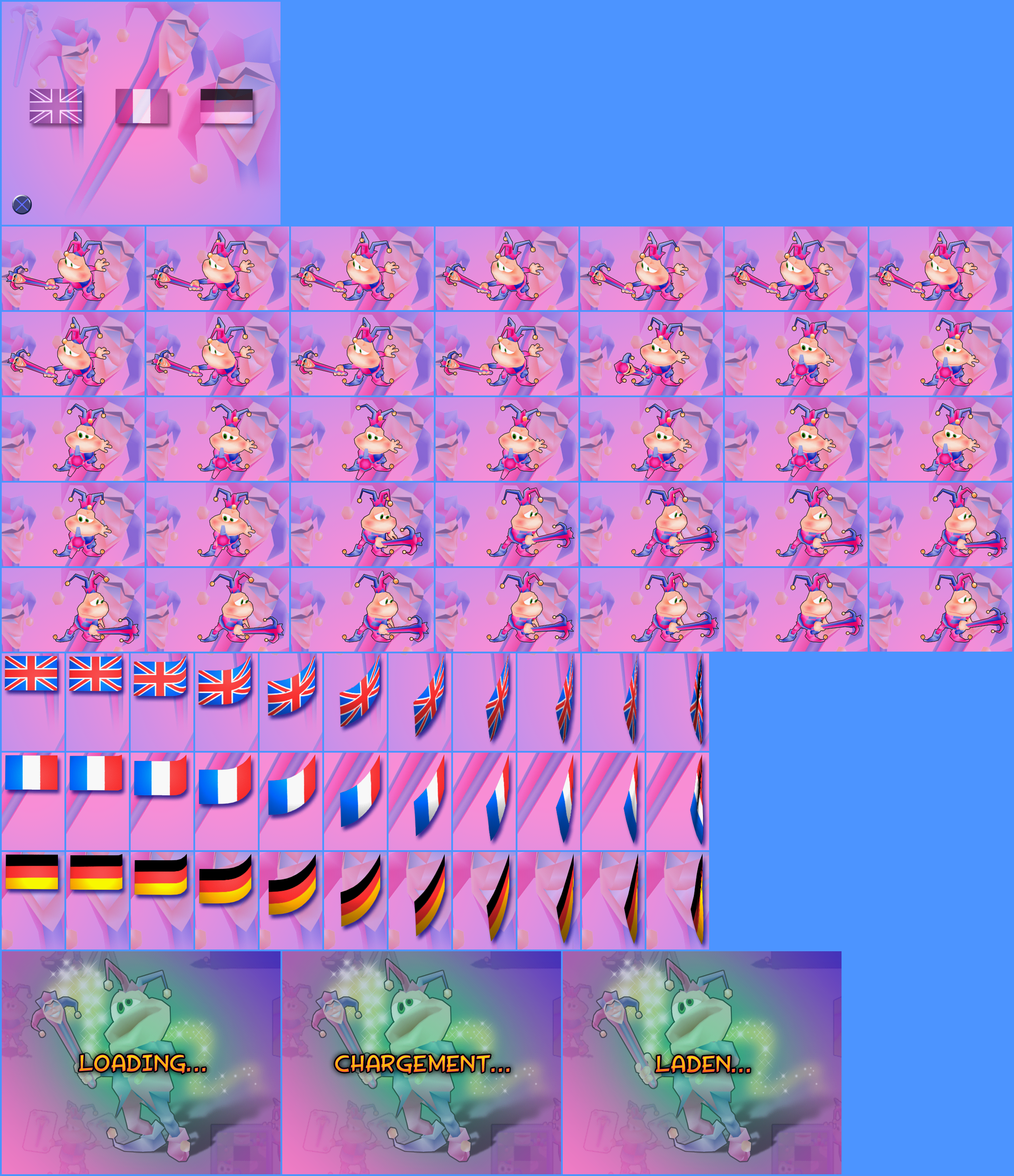 Language Select and Loading Screens