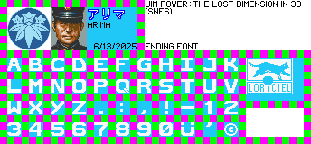 Ending Font