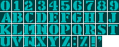 Wolfenstein 3D - End Level Font