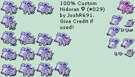 Pokémon Generation 1 Customs - #029 Nidoran♀