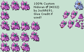 Pokémon Generation 1 Customs - #032 Nidoran♂