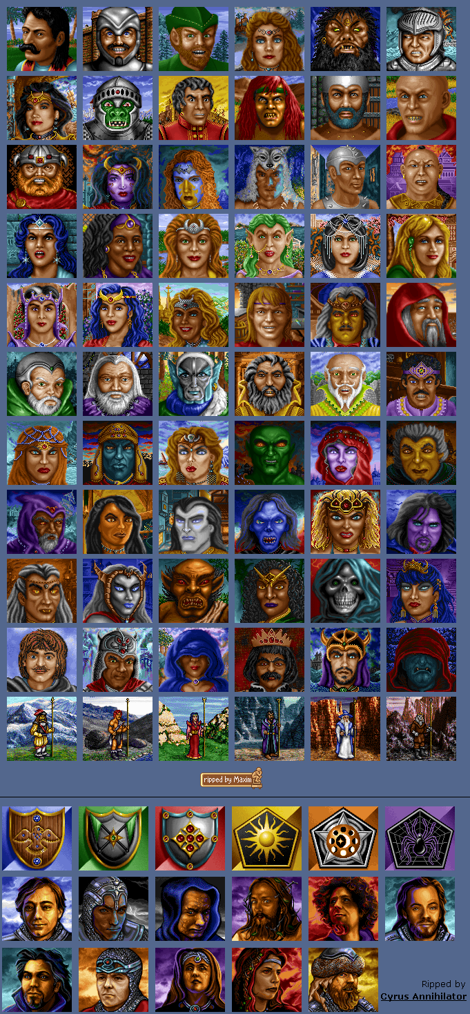 Heroes of Might and Magic 2 - Portraits