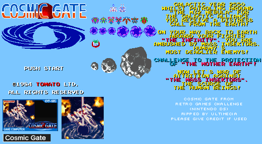 Retro Game Challenge - Cosmic Gate
