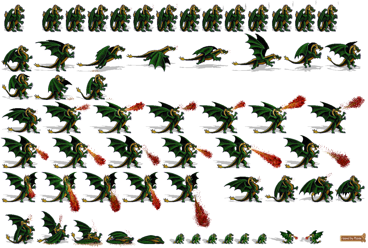 Homm2 спрайты. Спрайт врага 2д. Sprite Sheet дракон. 2д спрайты дракона.