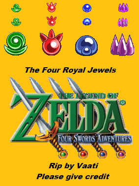 The Legend of Zelda: Four Swords Adventures - Four Royal Jewels