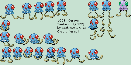 Pokémon Generation 1 Customs - #072 Tentacool