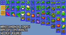 Harvest Moon DS - Crops