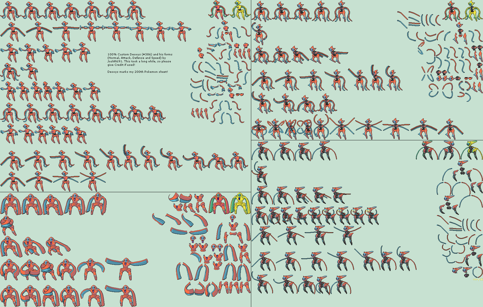 Pokémon Customs - #386 Deoxys