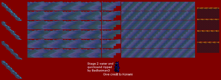 Super Castlevania IV - Water and Quicksand Effects
