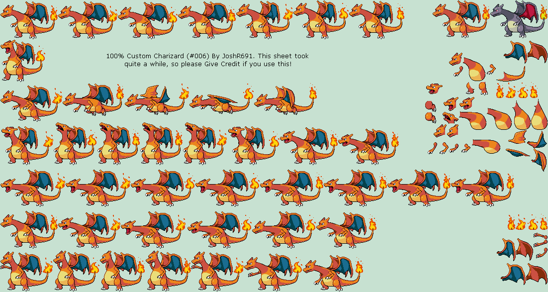 Pokémon Generation 1 Customs - #006 Charizard