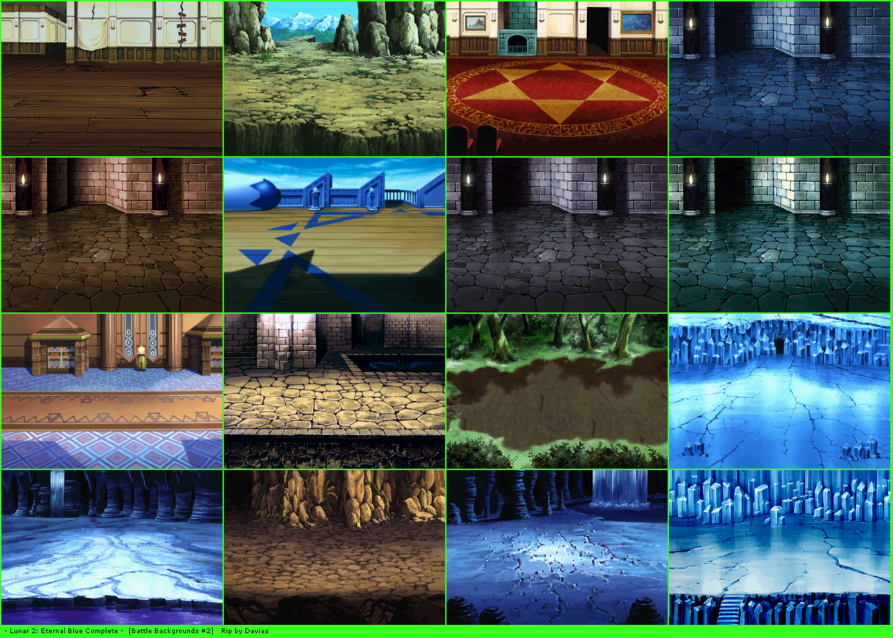 Lunar 2: Eternal Blue Complete - Battle Backgrounds #2