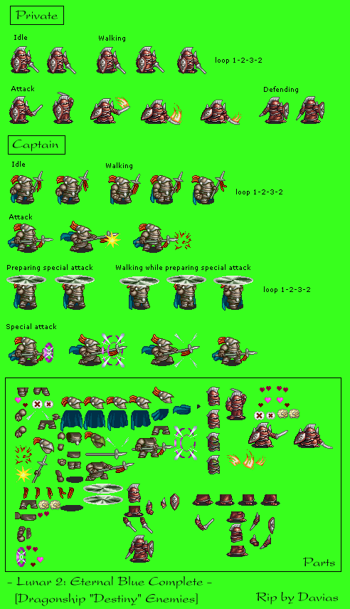 Dragonship "Destiny" Enemies