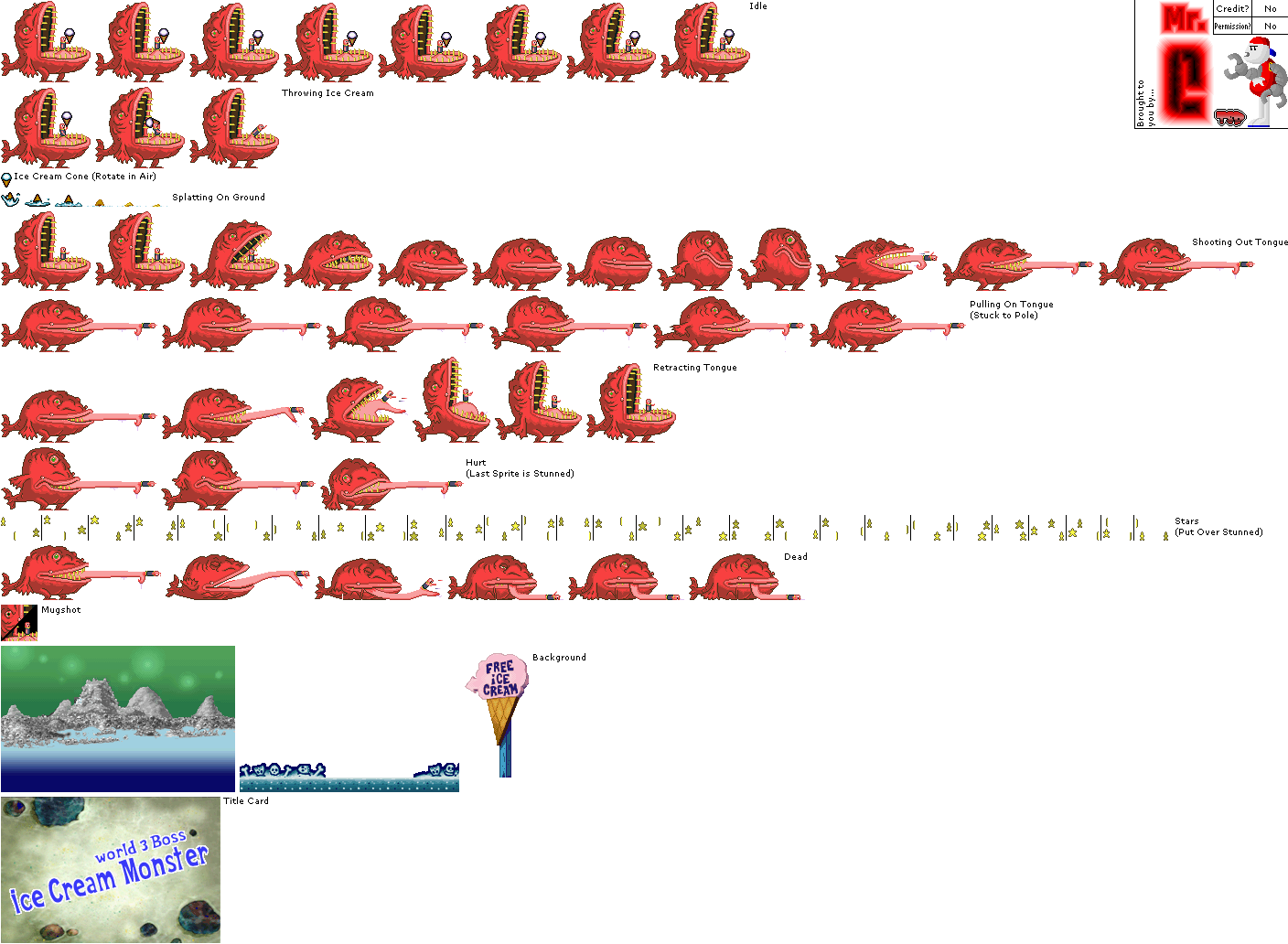 Browser Games - Bad Ice Cream - Yellow Ogre - The Spriters Resource